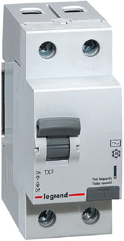 Выключатель дифференциального тока УЗО Legrand TX3 2п 63А 30мА 10,0кА тип AC